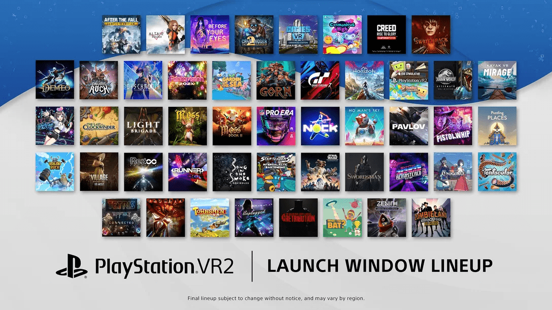 8가지 신규 PS VR2 타이틀 공개, 출시 한 달 이내에 즐길 수 있는 게임 목록 업데이트
