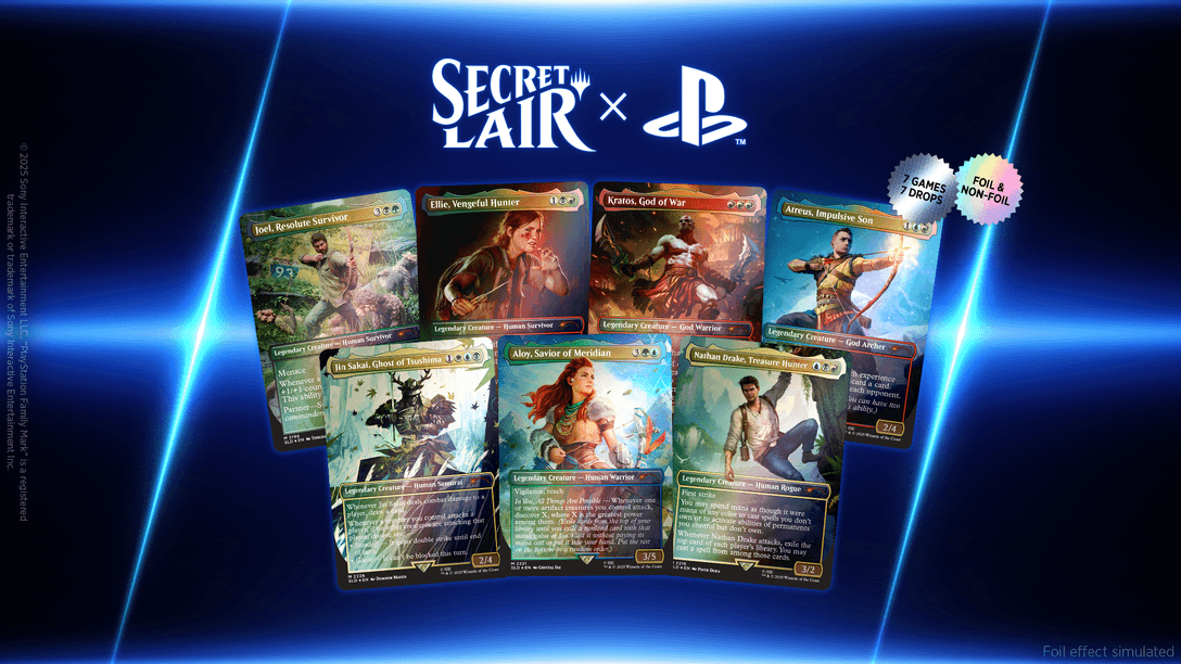 올 10월에 출시되는 Magic: The Gathering Secret Lair x PlayStation의 콜라보레이션 타이틀 자세히 알아보기